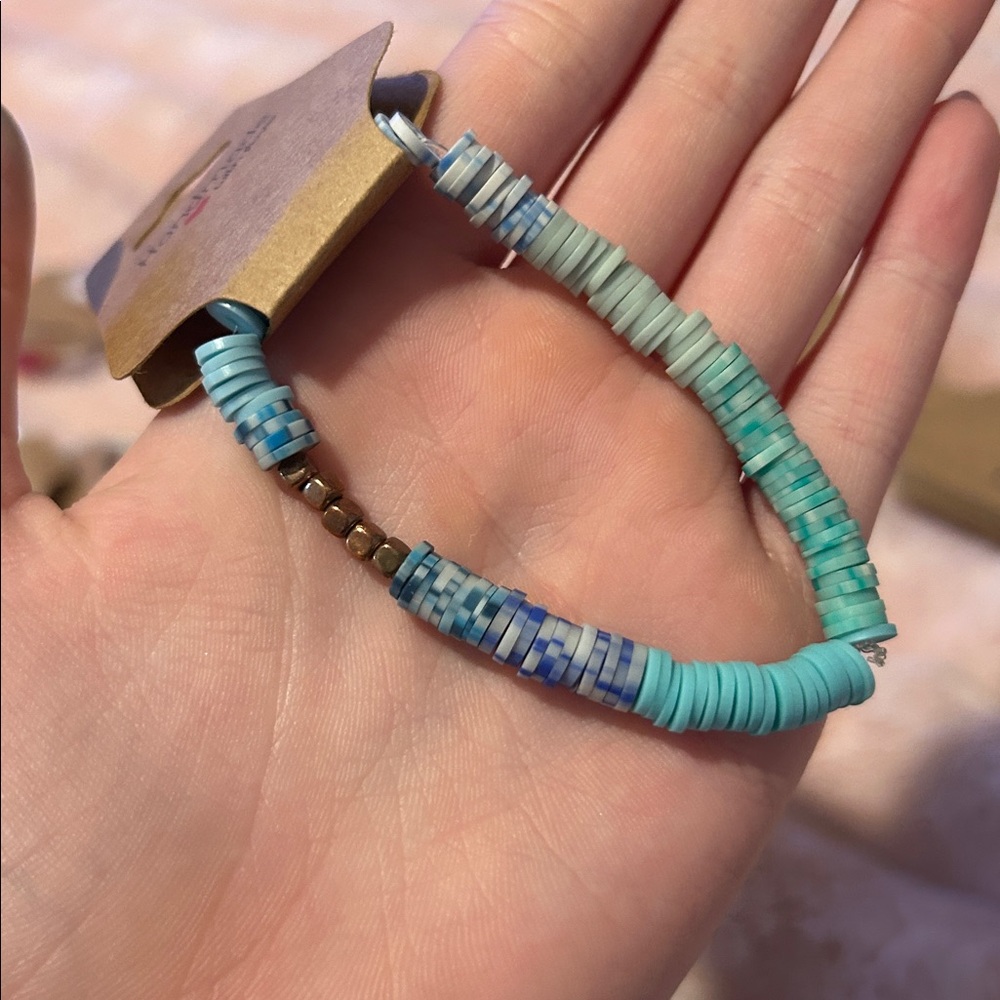 Elegant Blue Beaded Necklace